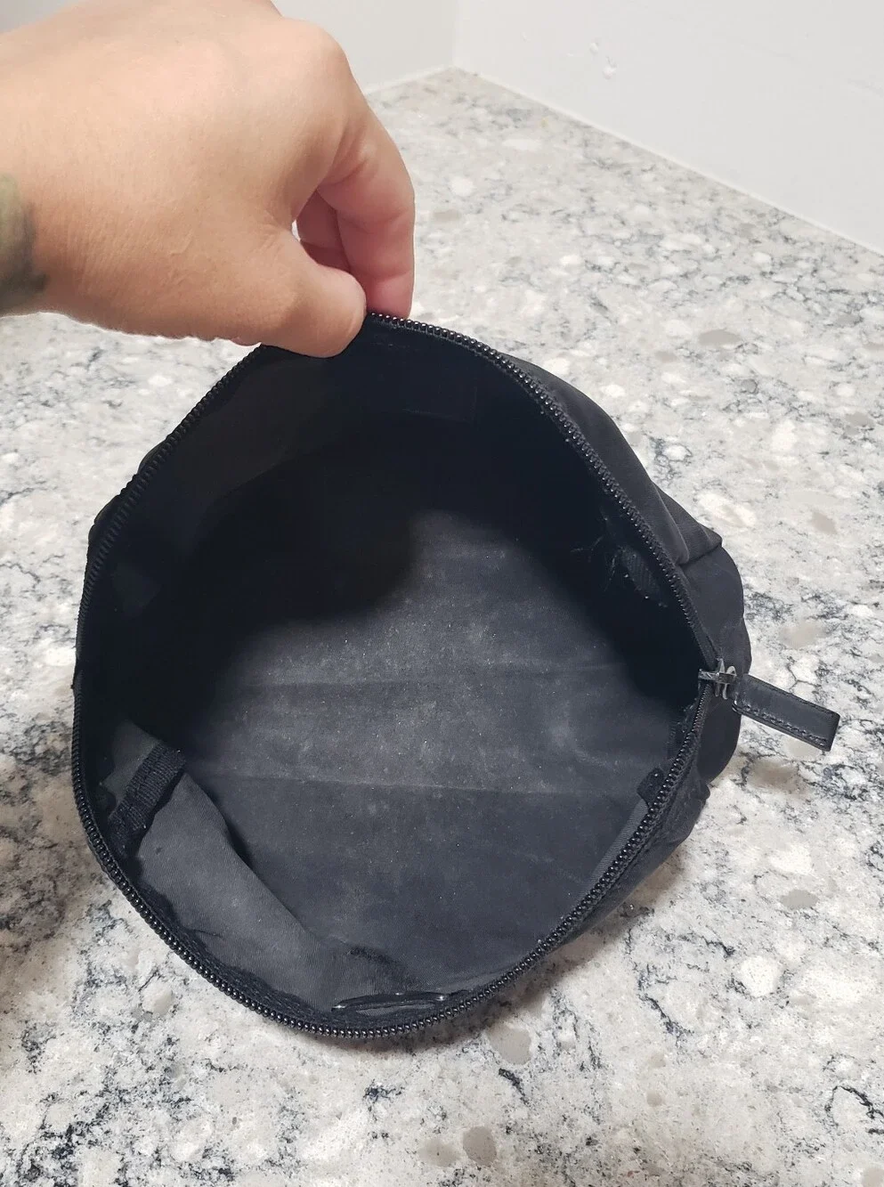 Prada Black Nylon Cossmetic Pouch